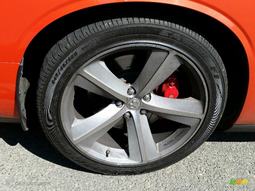 2008 Challenger SRT8 - HEMI Orange / Dark Slate Gray photo #18