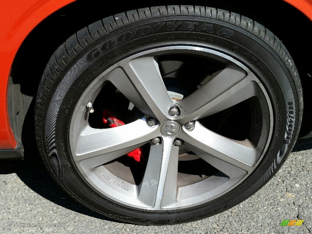 2008 Challenger SRT8 - HEMI Orange / Dark Slate Gray photo #19