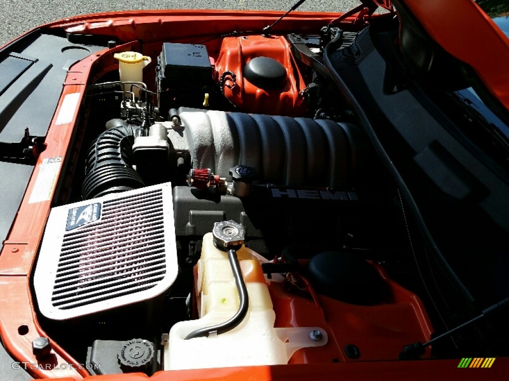 2008 Challenger SRT8 - HEMI Orange / Dark Slate Gray photo #24