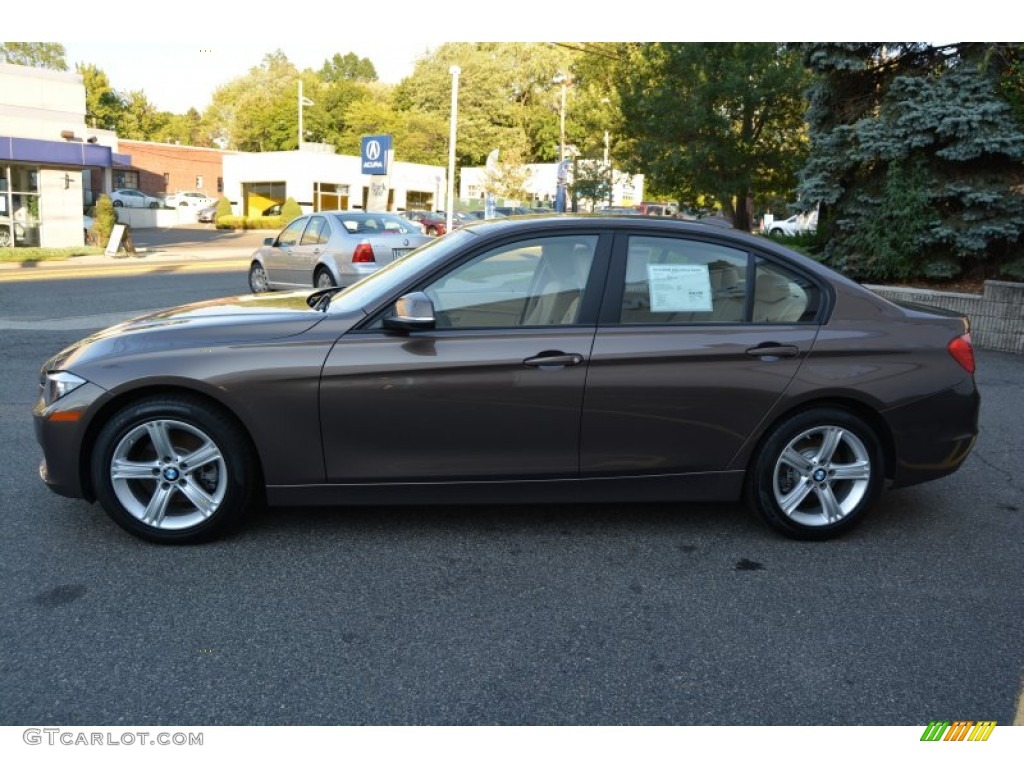 2015 3 Series 320i xDrive Sedan - Sparkling Bronze Metallic / Venetian Beige photo #5