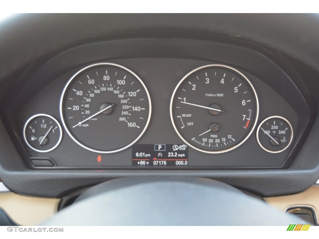 2015 3 Series 320i xDrive Sedan - Sparkling Bronze Metallic / Venetian Beige photo #21