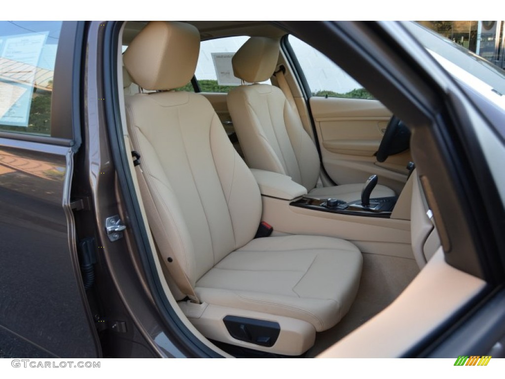 2015 3 Series 320i xDrive Sedan - Sparkling Bronze Metallic / Venetian Beige photo #29