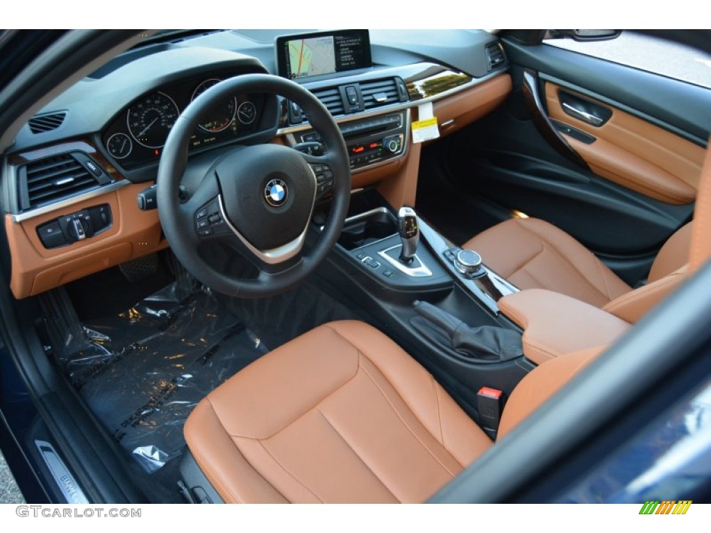 Saddle Brown Interior 2015 BMW 3 Series 328i xDrive Sedan Photo #107252396