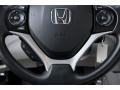 2015 Honda Civic Gray Interior Steering Wheel Photo