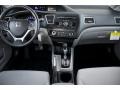Gray 2015 Honda Civic LX Sedan Dashboard