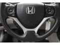 2015 Honda Civic Black Interior Steering Wheel Photo