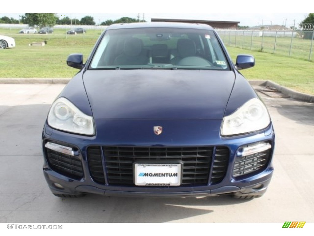 2009 Cayenne GTS - Marine Blue Metallic / Stone/Steel Grey photo #3