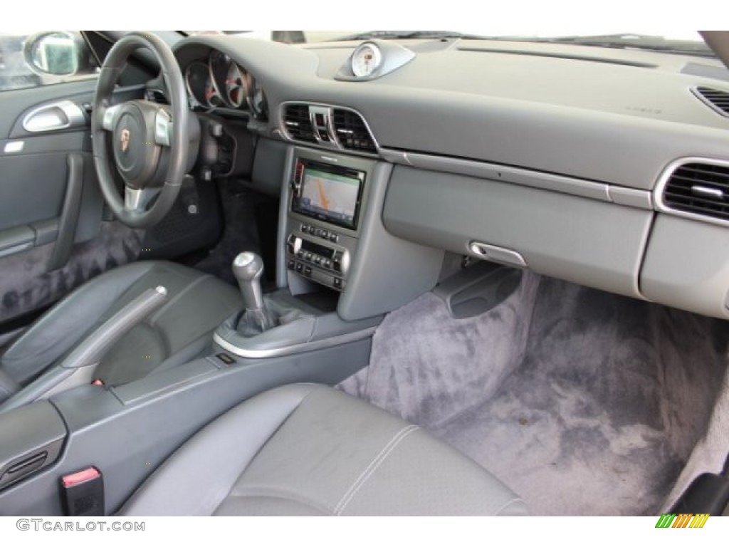 2007 911 Targa 4S - Meteor Grey Metallic / Stone Grey photo #42