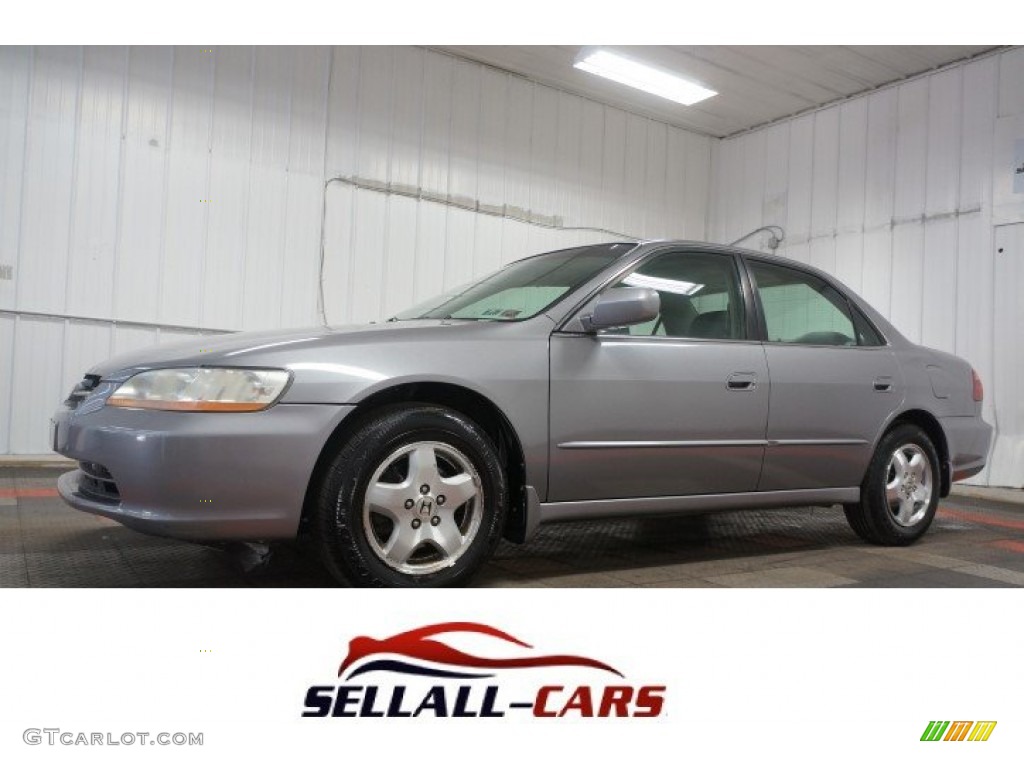 2000 Accord EX V6 Sedan - Signet Silver Metallic / Quartz photo #1