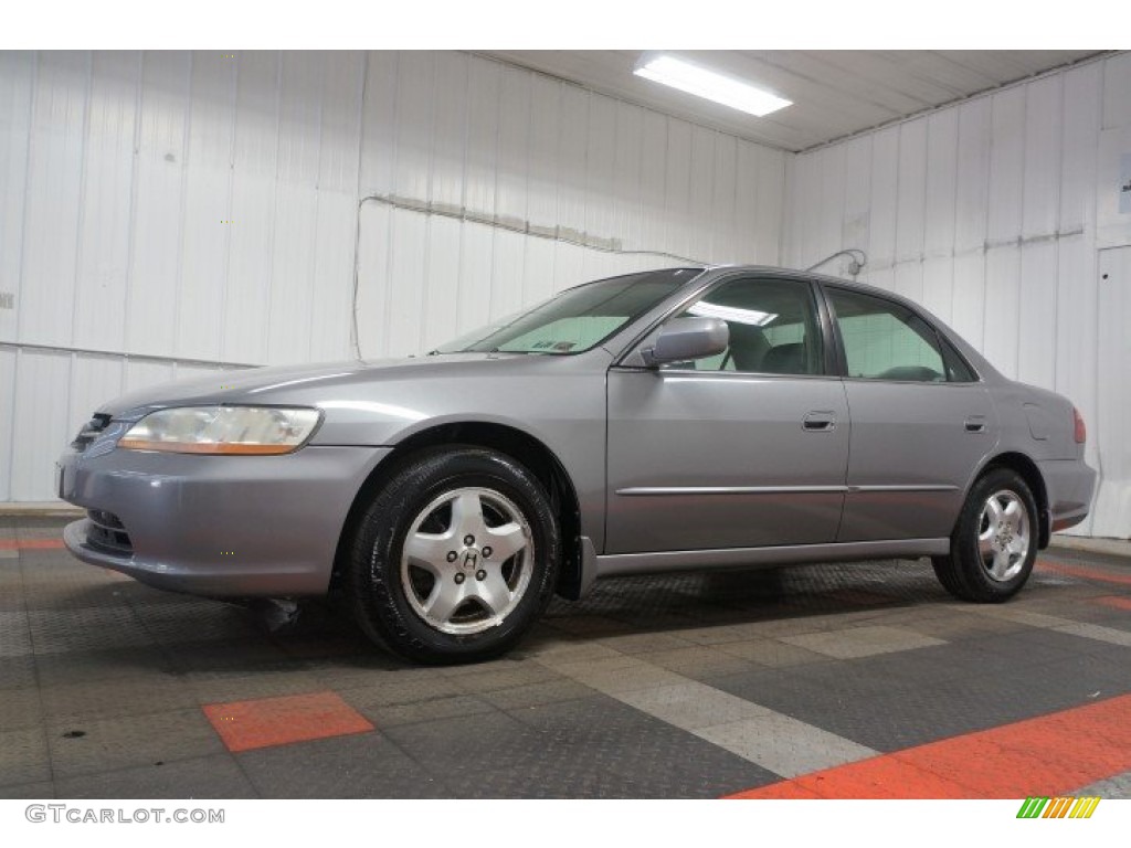 2000 Accord EX V6 Sedan - Signet Silver Metallic / Quartz photo #2