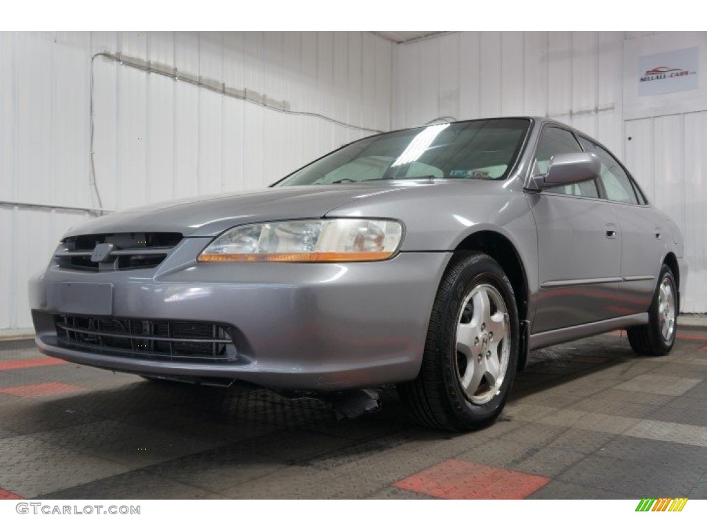 2000 Accord EX V6 Sedan - Signet Silver Metallic / Quartz photo #3