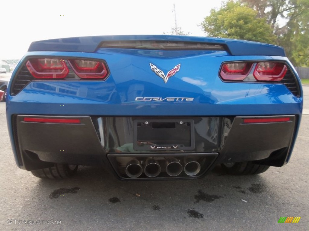 2015 Corvette Stingray Coupe - Laguna Blue Tintcoat / Adrenaline Red photo #8