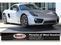 2014 Platinum Silver Metallic Porsche Cayman S  photo #1