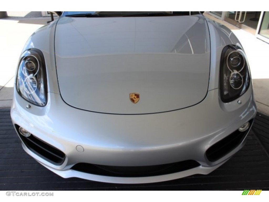 2014 Cayman S - Platinum Silver Metallic / Black photo #2