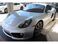 2014 Platinum Silver Metallic Porsche Cayman S  photo #3