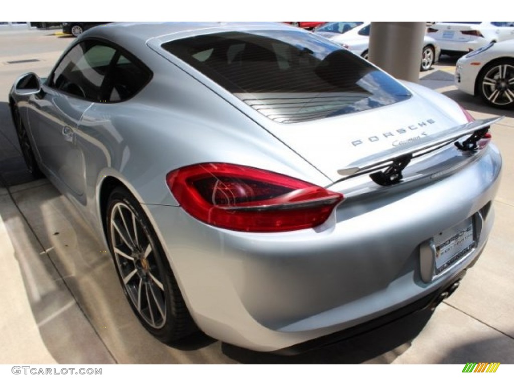 2014 Cayman S - Platinum Silver Metallic / Black photo #8