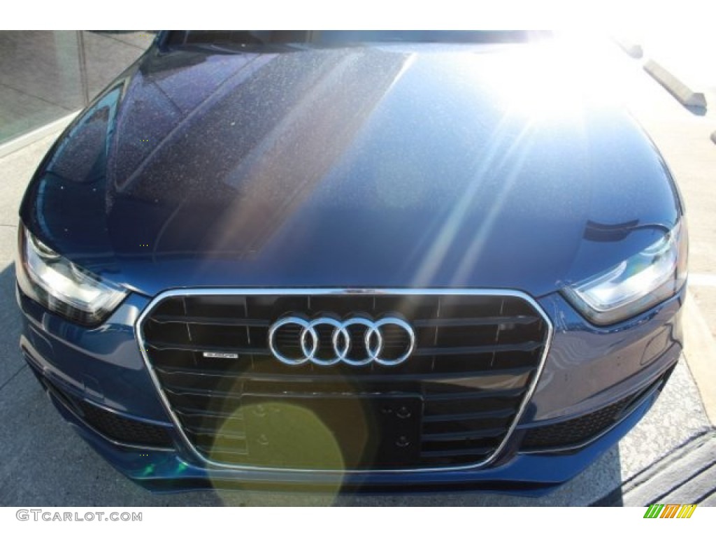 2016 A4 2.0T Premium Plus quattro - Scuba Blue Metallic / Chestnut Brown photo #2