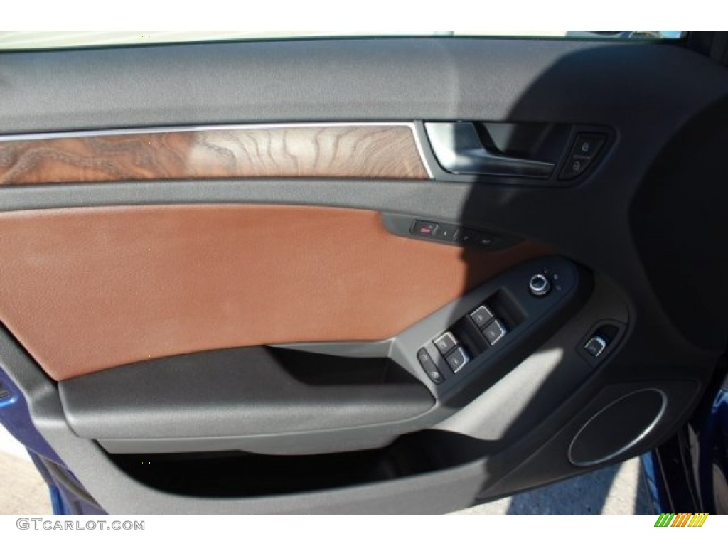 2016 A4 2.0T Premium Plus quattro - Scuba Blue Metallic / Chestnut Brown photo #10