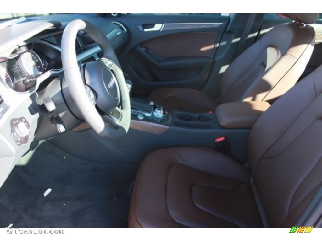 2016 A4 2.0T Premium Plus quattro - Scuba Blue Metallic / Chestnut Brown photo #16