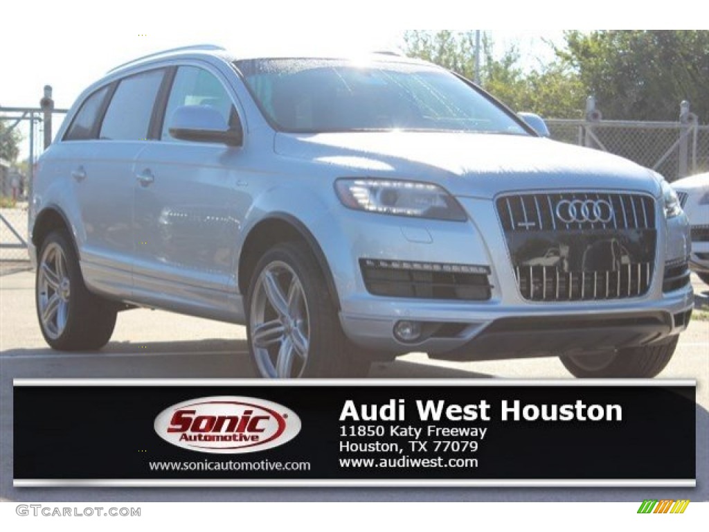2015 Q7 3.0 Premium Plus quattro - Ice Silver Metallic / Limestone Gray photo #1