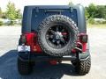 2010 Flame Red Jeep Wrangler Unlimited Rubicon 4x4  photo #7
