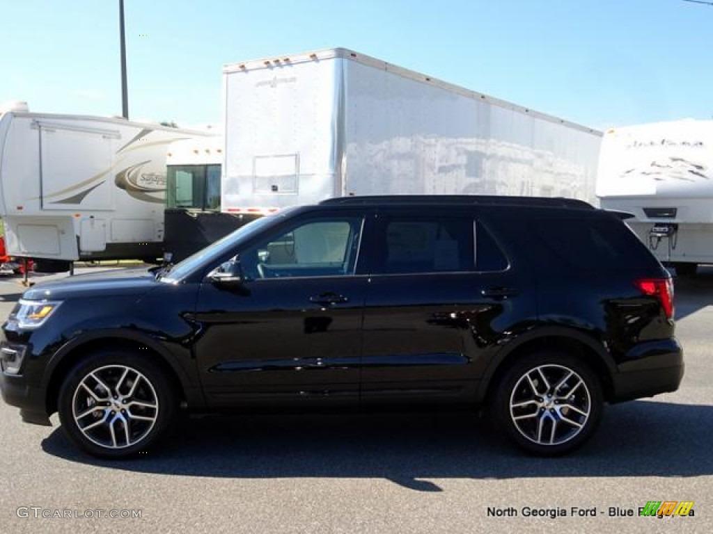 2016 Explorer Sport 4WD - Shadow Black / Ebony Black photo #2