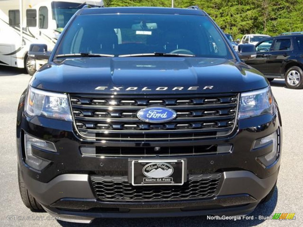 2016 Explorer Sport 4WD - Shadow Black / Ebony Black photo #8