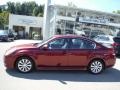 2011 Ruby Red Pearl Subaru Legacy 3.6R Limited  photo #2