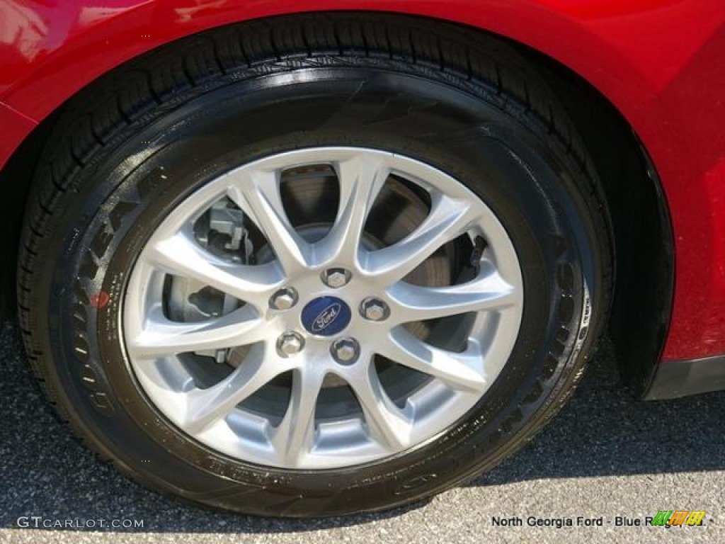 2016 Fusion S - Ruby Red Metallic / Medium Earth Gray photo #9