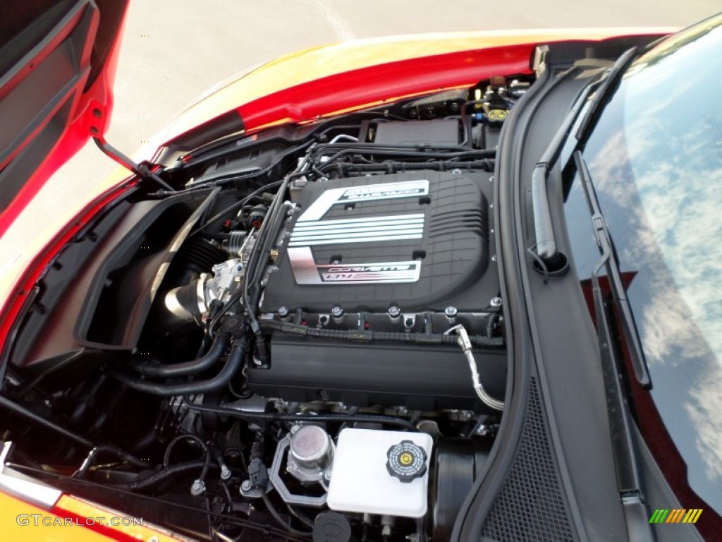 2016 Chevrolet Corvette Z06 Coupe 6.2 Liter Supercharged DI OHV 16-Valve VVT V8 Engine Photo #107263820