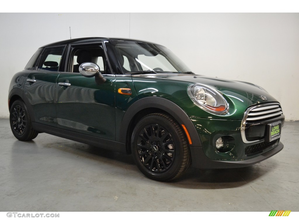 2015 Cooper Hardtop 4 Door - British Racing Green II Metallic / Carbon Black photo #2