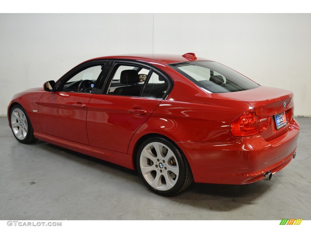 2009 3 Series 335i Sedan - Crimson Red / Black photo #6