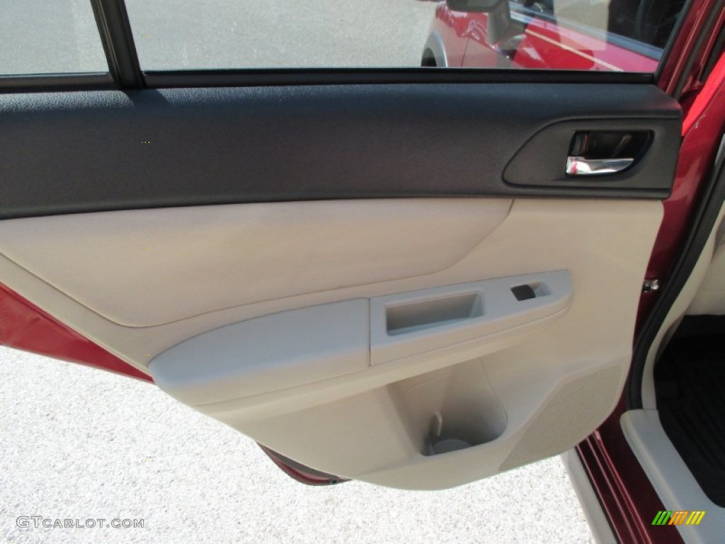 2013 XV Crosstrek 2.0 Premium - Venetian Red Pearl / Ivory photo #11