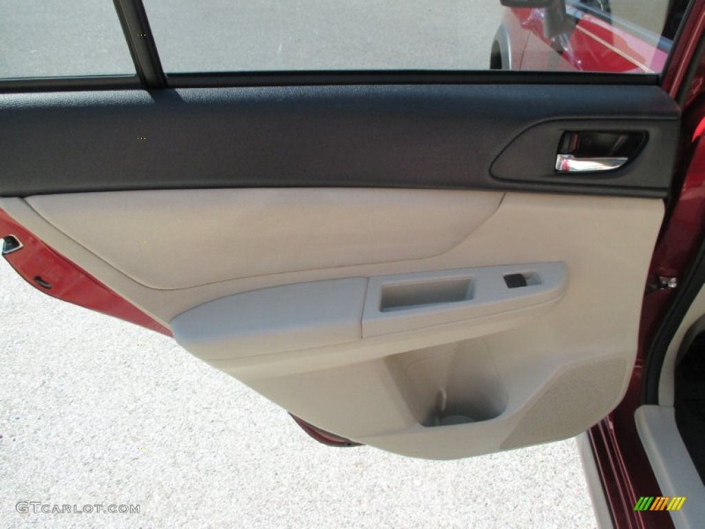 2013 XV Crosstrek 2.0 Premium - Venetian Red Pearl / Ivory photo #13