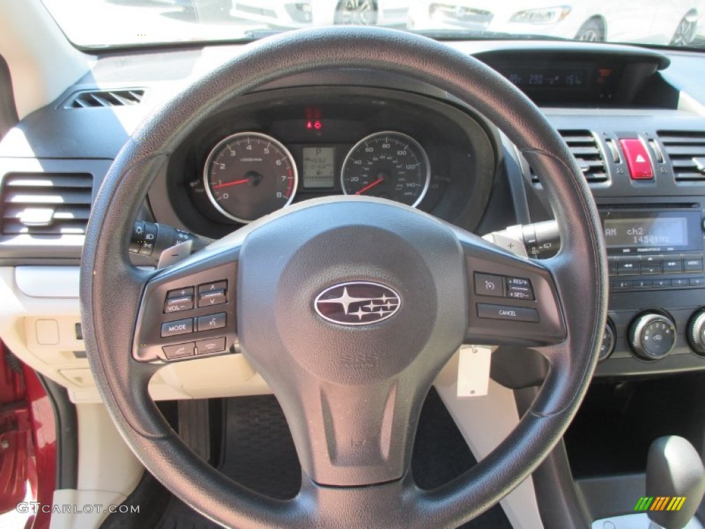 2013 XV Crosstrek 2.0 Premium - Venetian Red Pearl / Ivory photo #34