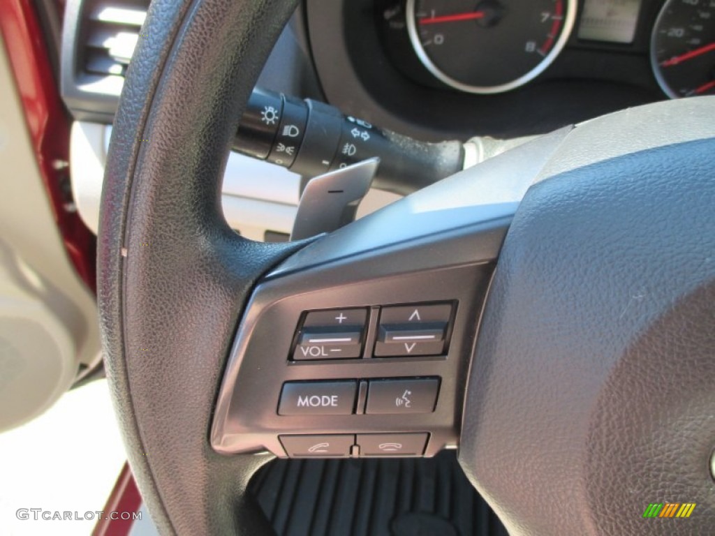 2013 XV Crosstrek 2.0 Premium - Venetian Red Pearl / Ivory photo #37