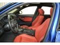 Coral Red/Black Front Seat Photo for 2013 BMW 3 Series #107267264