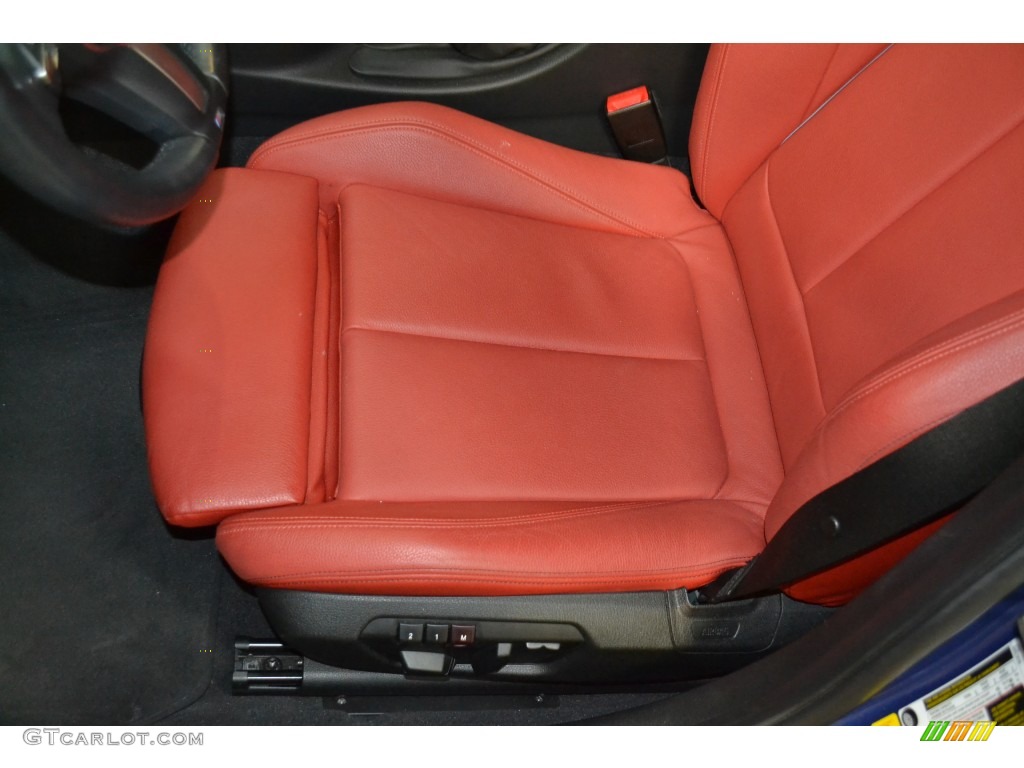 2013 3 Series 328i Sedan - Estoril Blue / Coral Red/Black photo #17