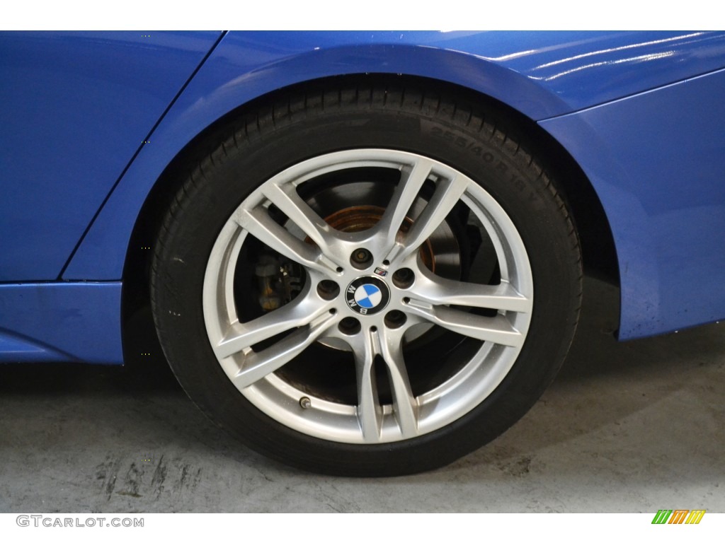 2013 3 Series 328i Sedan - Estoril Blue / Coral Red/Black photo #25