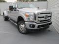 2016 Ingot Silver Metallic Ford F350 Super Duty XLT Crew Cab 4x4 DRW  photo #2