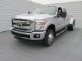 2016 Ingot Silver Metallic Ford F350 Super Duty XLT Crew Cab 4x4 DRW  photo #7