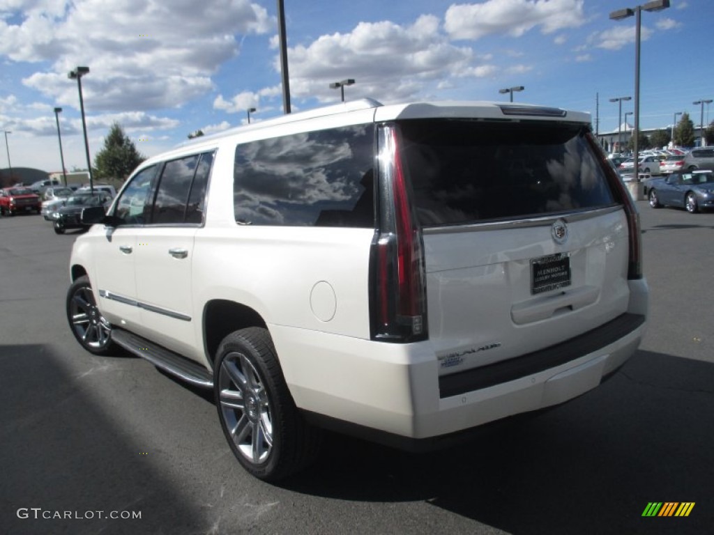 2015 Escalade ESV Luxury 4WD - White Diamond Tricoat / Jet Black photo #4