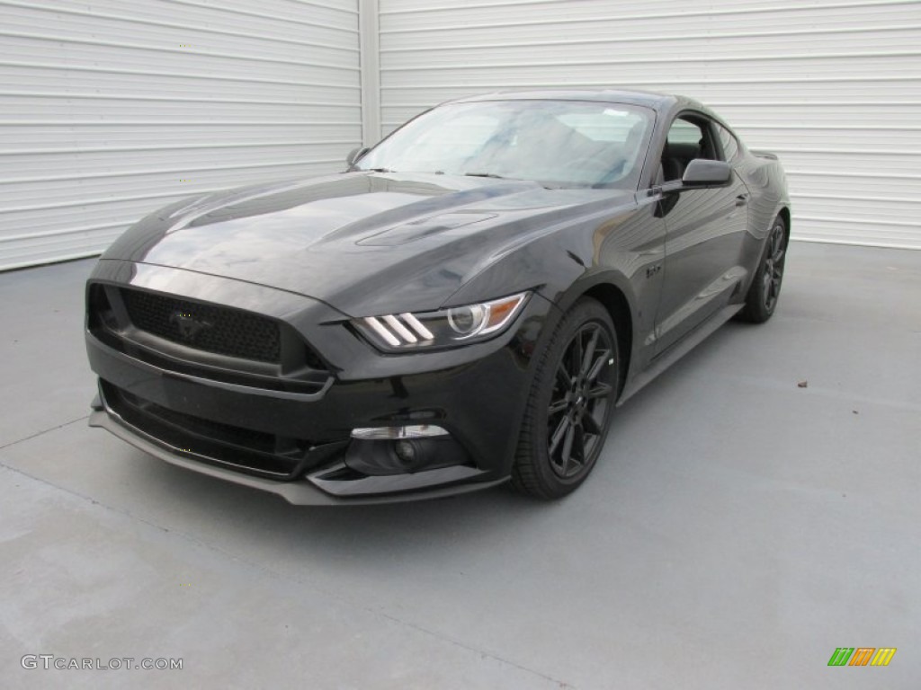 Shadow Black 2016 Ford Mustang GT Coupe Exterior Photo #107271428