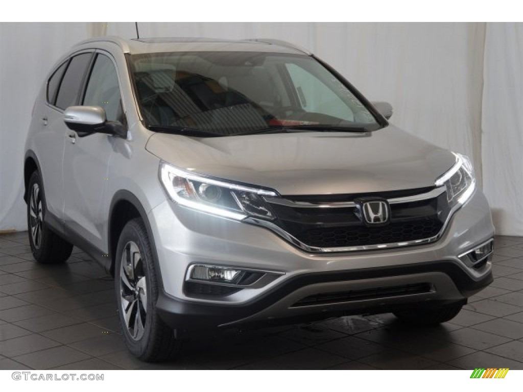 Alabaster Silver Metallic 2015 Honda CR-V Touring AWD Exterior Photo #107271887