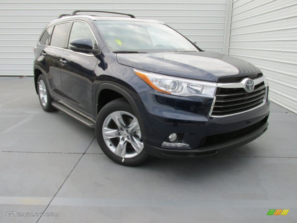 2015 Highlander Limited - Nautical Blue Metallic / Ash photo #1