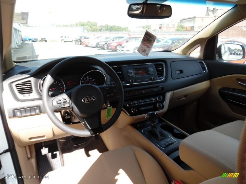 Camel Interior 2016 Kia Sedona LX Photo #107274386