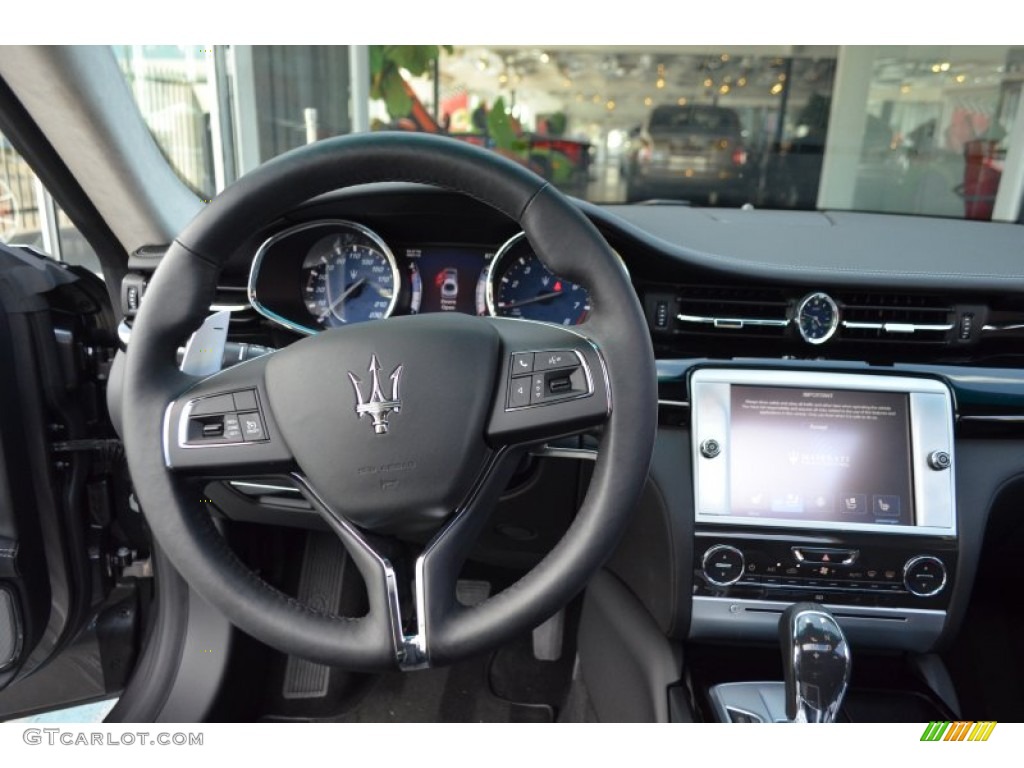 2015 Maserati Quattroporte GTS Nero Dashboard Photo #107275220