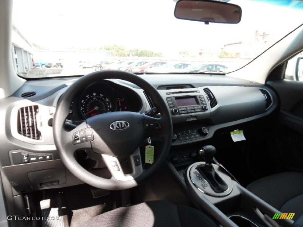 2016 Kia Sportage LX Black Dashboard Photo #107275376