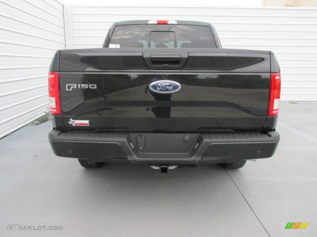 2015 F150 XLT SuperCrew - Tuxedo Black Metallic / Black photo #5