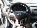 2016 Kia Sportage Black Interior Steering Wheel Photo